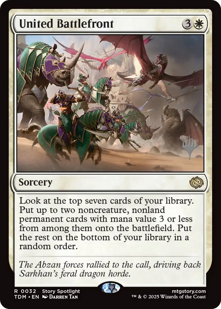 2025 Magic: The Gathering Tarkir: Dragonstorm Promos 2025 Magic: The Gathering Tarkir: Dragonstorm Promos #32p trading card