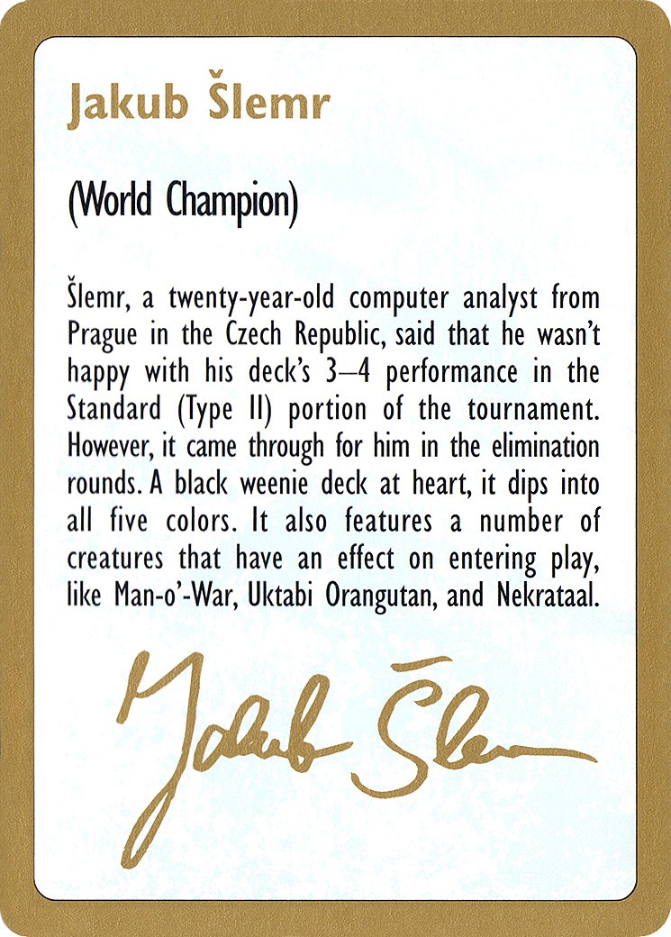 Jakub Šlemr Bio - Image 1
