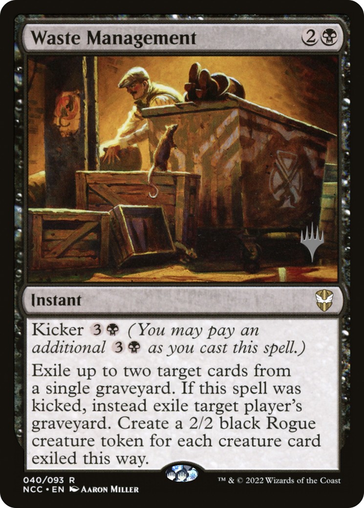 2022 Magic: The Gathering New Capenna Commander Promos 2022 Magic: The Gathering New Capenna Commander Promos #40p trading ca