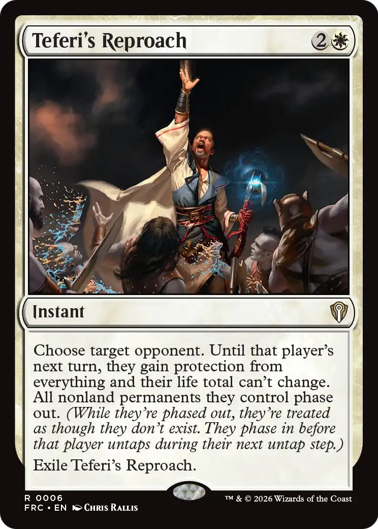 Teferi's Reproach (Commander · Rare · Normal)