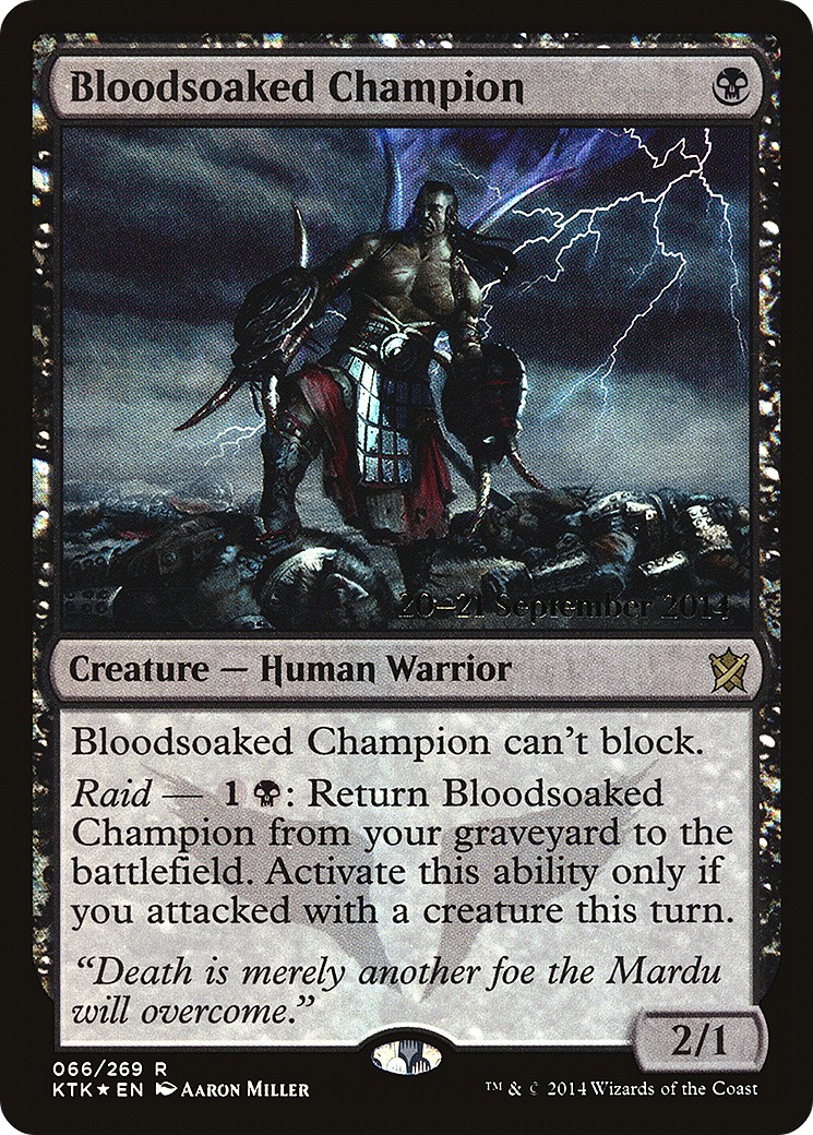 2014 Magic: The Gathering Khans of Tarkir Promos 2014 Magic: The Gathering Khans of Tarkir Promos #66s trading card