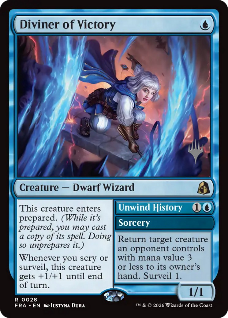 Diviner of Victory // Unwind History (Rare · Normal · Promo)