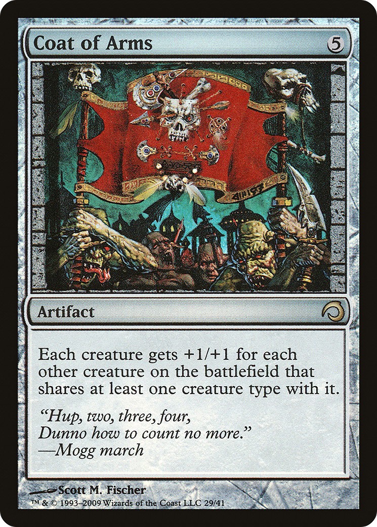 Coat of Arms (Rare · Foil) · 2009 · Premium Deck Series: Slivers