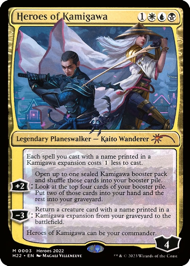 2023 Magic: The Gathering Heroes of the Realm Heroes of Kamigawa #3 trading card