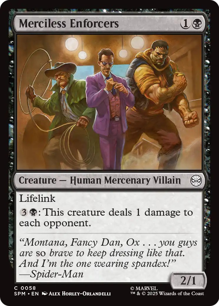 2025 Magic: The Gathering Marvel's Spider-Man 2025 Magic: The Gathering Marvel's Spider-Man #58 trading card
