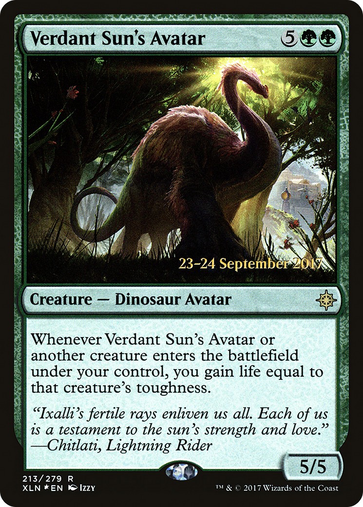 2017 Magic: The Gathering Ixalan Promos 2017 Magic: The Gathering Ixalan Promos #213s trading card