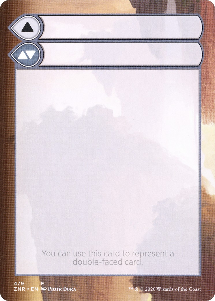 2020 Magic: The Gathering Zendikar Rising Substitute Cards Double-Faced Substitute Card #4 trading card