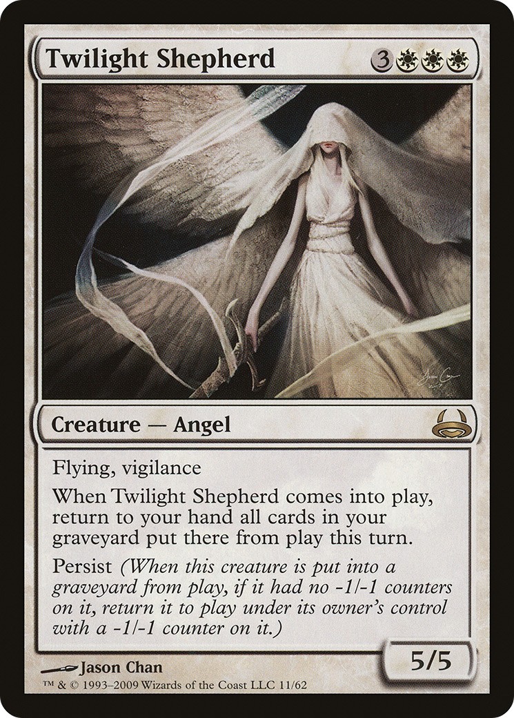 2009 Magic: The Gathering Duel Decks: Divine vs. Demonic Twilight Shepherd #11 trading card