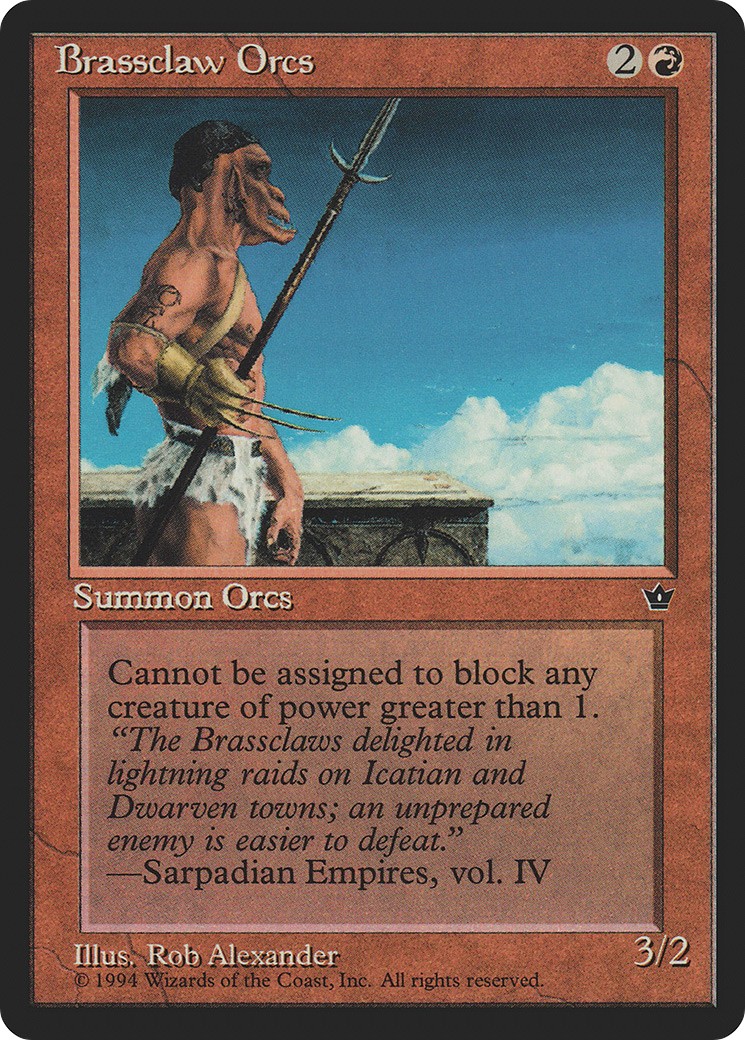1994 Magic: The Gathering Fallen Empires 1994 Magic: The Gathering Fallen Empires #49a trading card