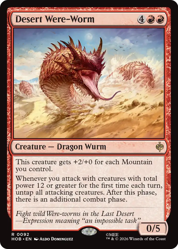 2026 Magic: The Gathering The Hobbit 2026 Magic: The Gathering The Hobbit #92 trading card
