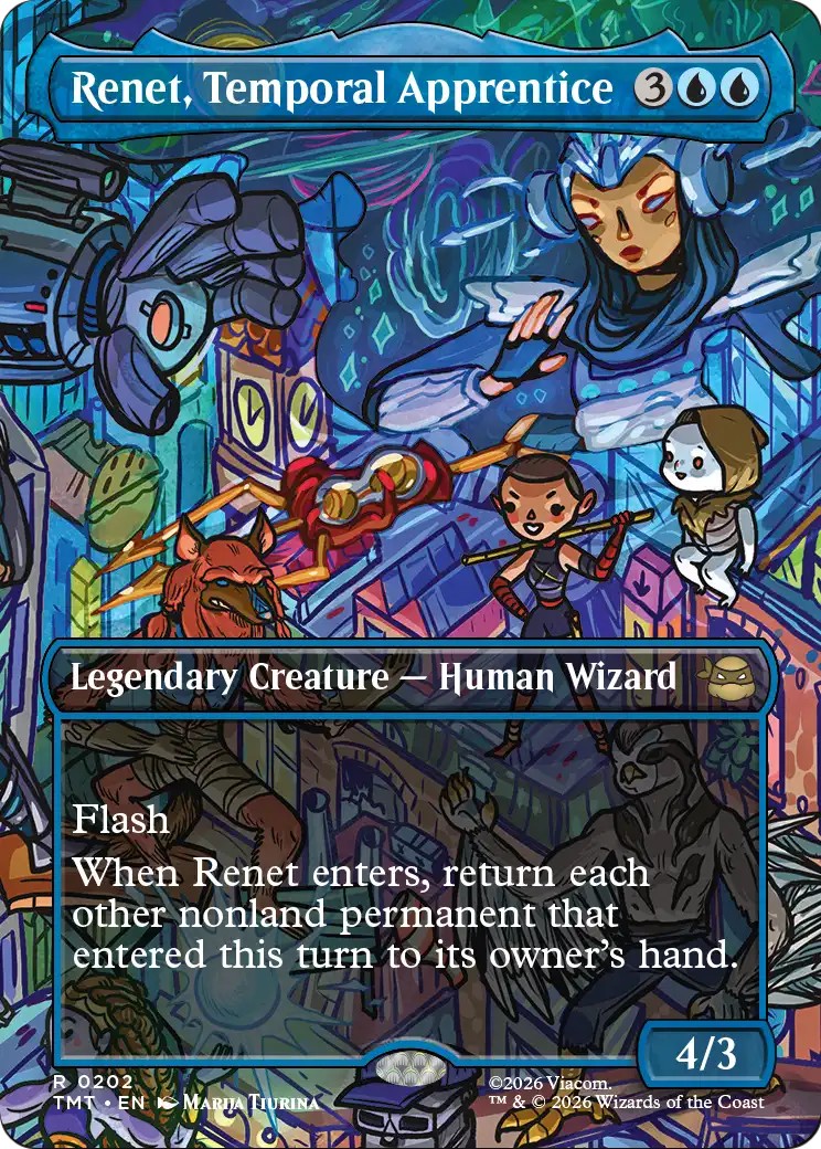 2026 Magic: The Gathering Teenage Mutant Ninja Turtles 2026 Magic: The Gathering Teenage Mutant Ninja Turtles #202 trading ca