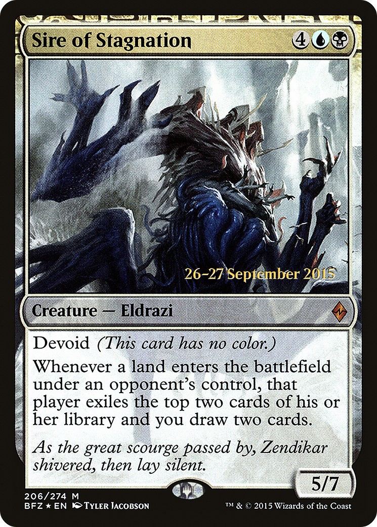 2015 Magic: The Gathering Battle for Zendikar Promos 2015 Magic: The Gathering Battle for Zendikar Promos #206s trading card