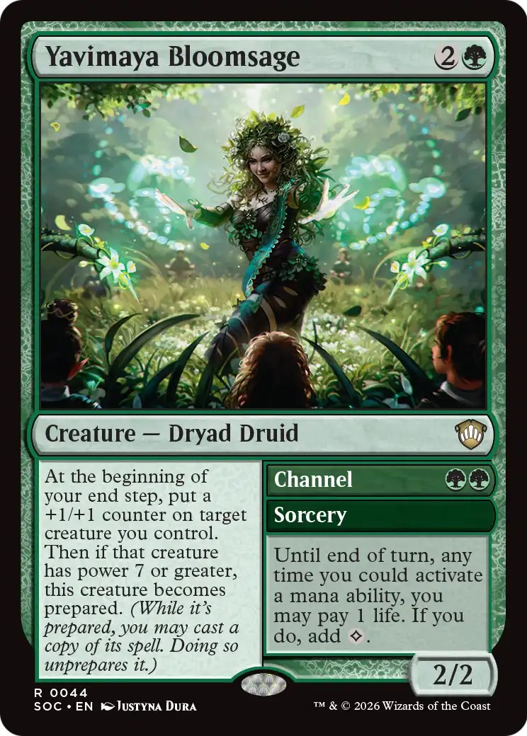 Yavimaya Bloomsage // Channel - Image 1