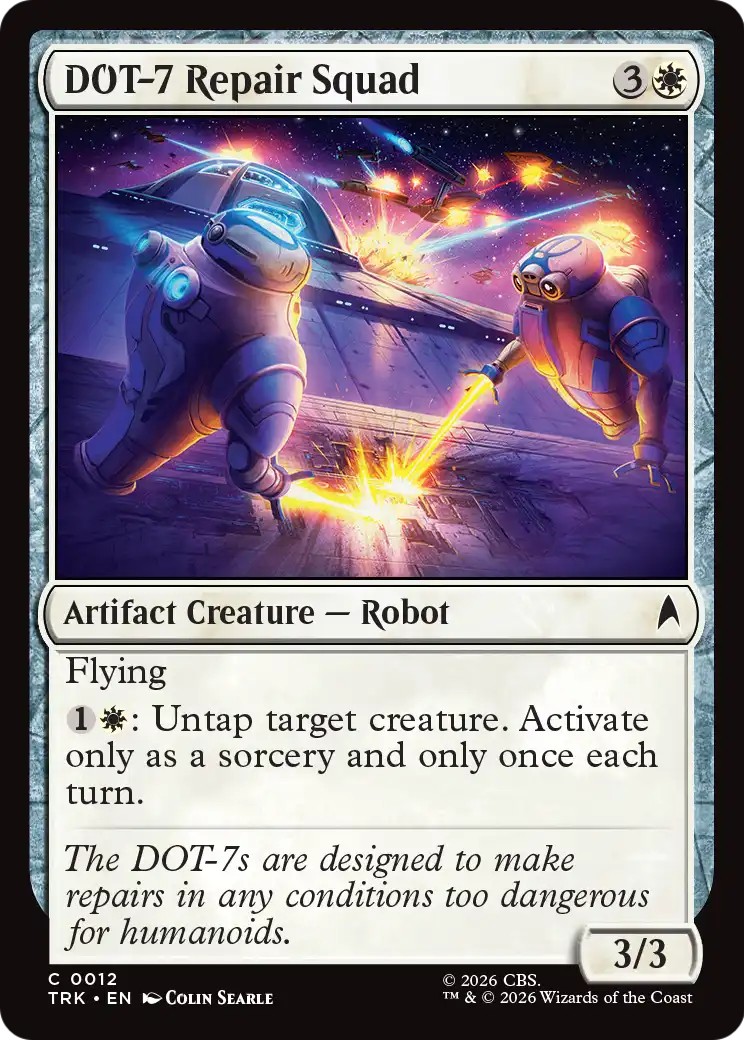 2026 Magic: The Gathering Star Trek DOT-7 Repair Squad #12 trading card