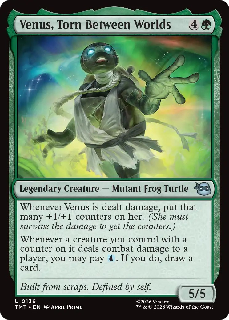 2026 Magic: The Gathering Teenage Mutant Ninja Turtles 2026 Magic: The Gathering Teenage Mutant Ninja Turtles #136 trading ca