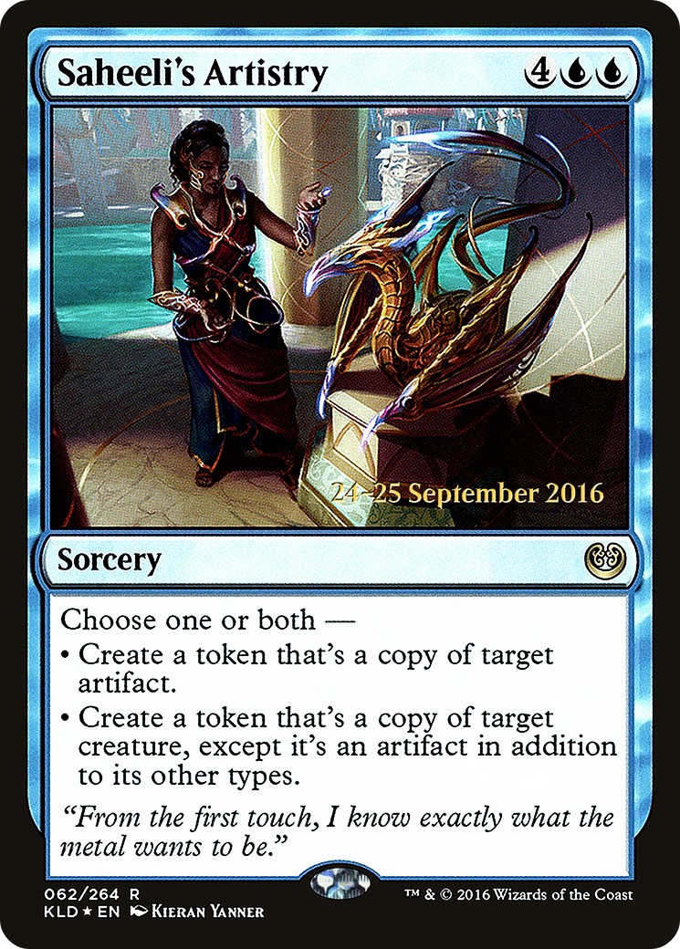 2016 Magic: The Gathering Kaladesh Promos 2016 Magic: The Gathering Kaladesh Promos #62s trading card