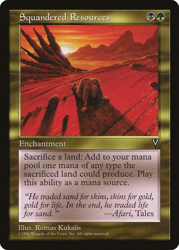 Squandered Resources - Image 1