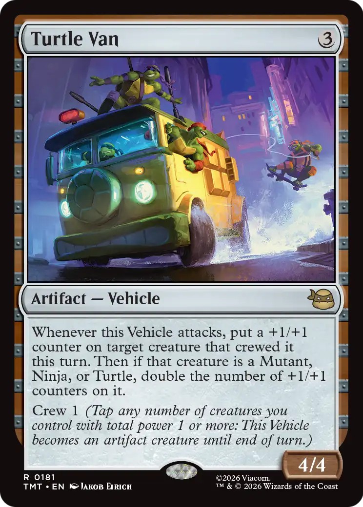 2026 Magic: The Gathering Teenage Mutant Ninja Turtles 2026 Magic: The Gathering Teenage Mutant Ninja Turtles #181 trading ca