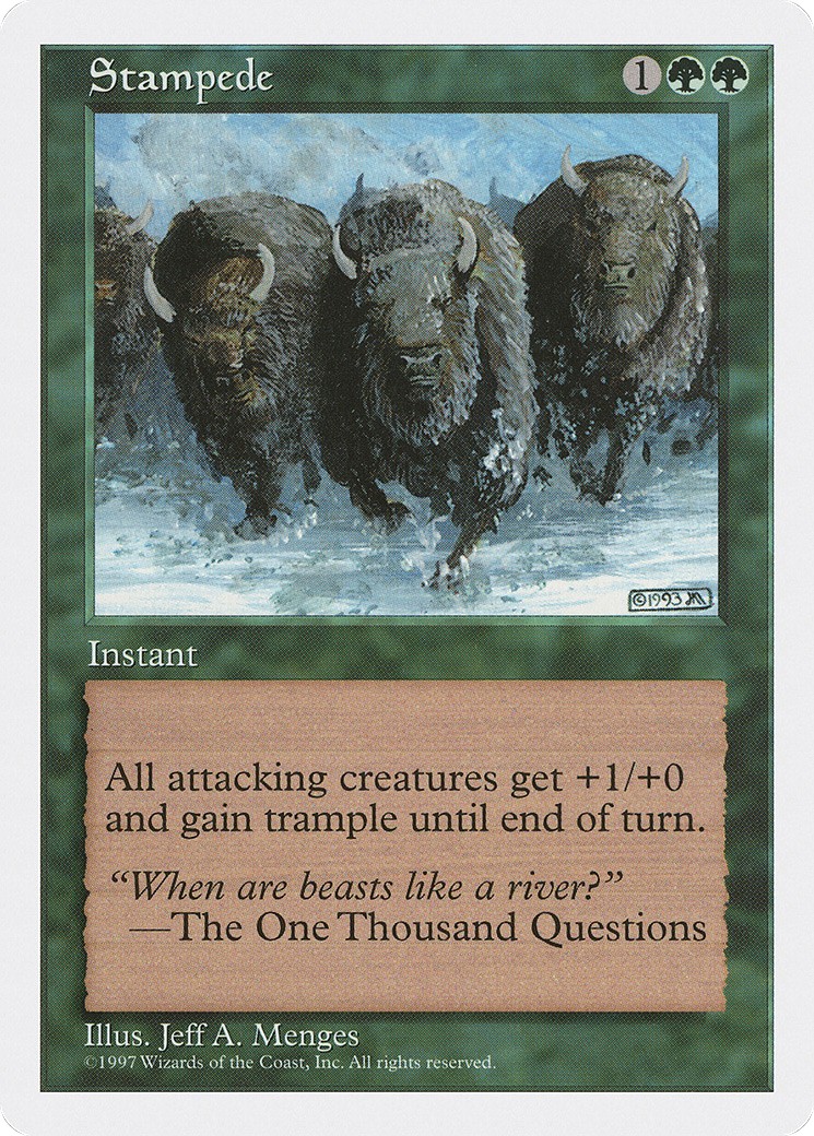 1997 Magic: The Gathering Fifth Edition 1997 Magic: The Gathering Fifth Edition #327 trading card