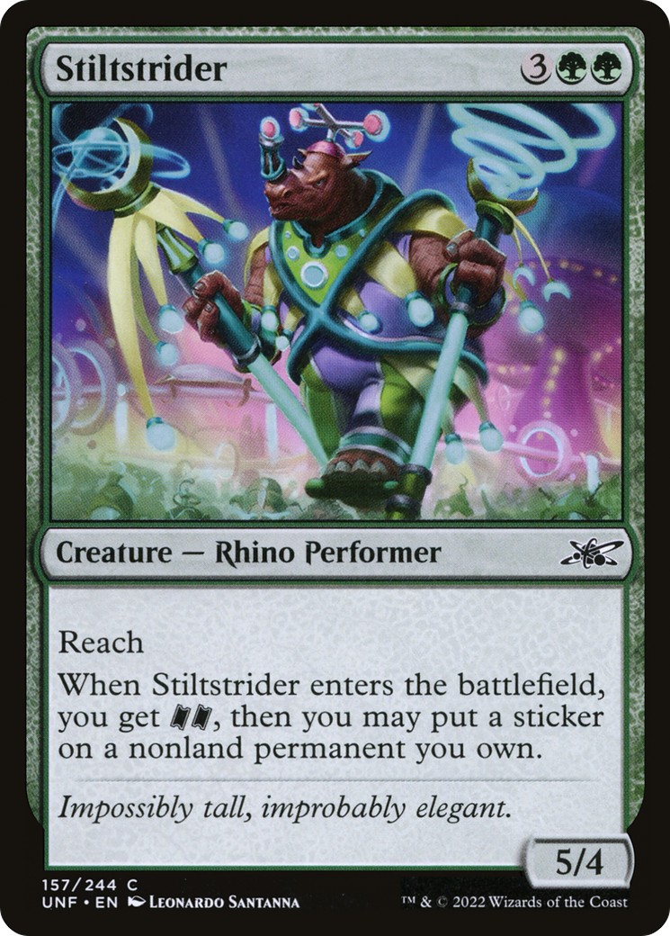 2022 Magic: The Gathering Unfinity 2022 Magic: The Gathering Unfinity #157 trading card
