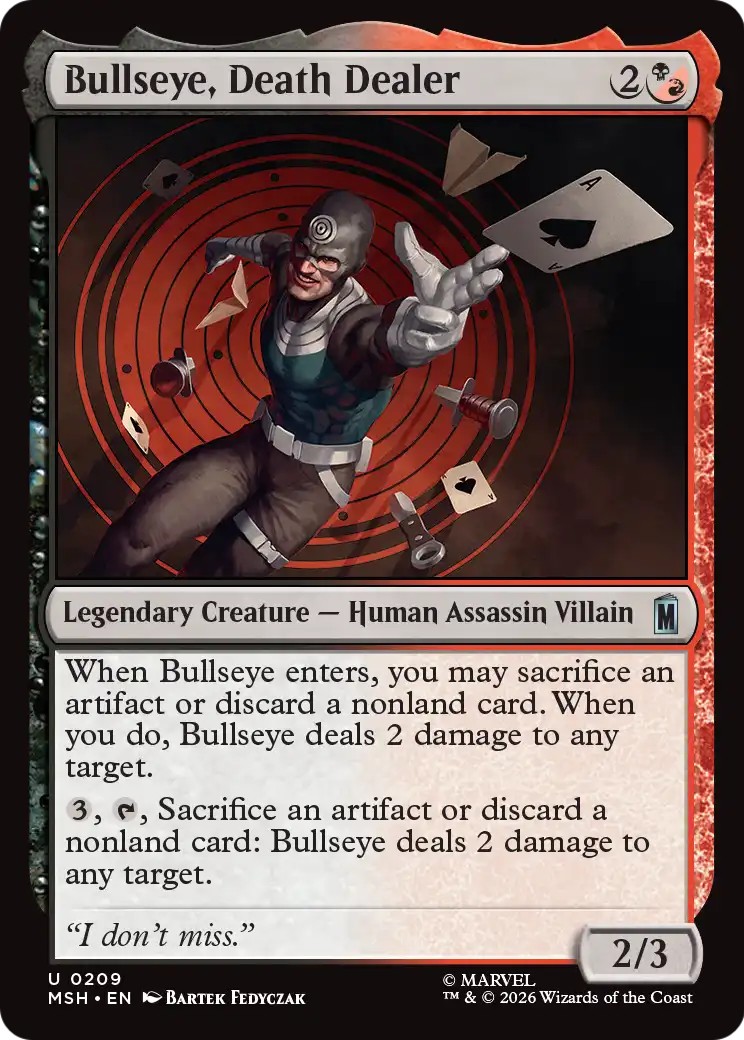 2026 Magic: The Gathering Marvel Super Heroes 2026 Magic: The Gathering Marvel Super Heroes #209 trading card