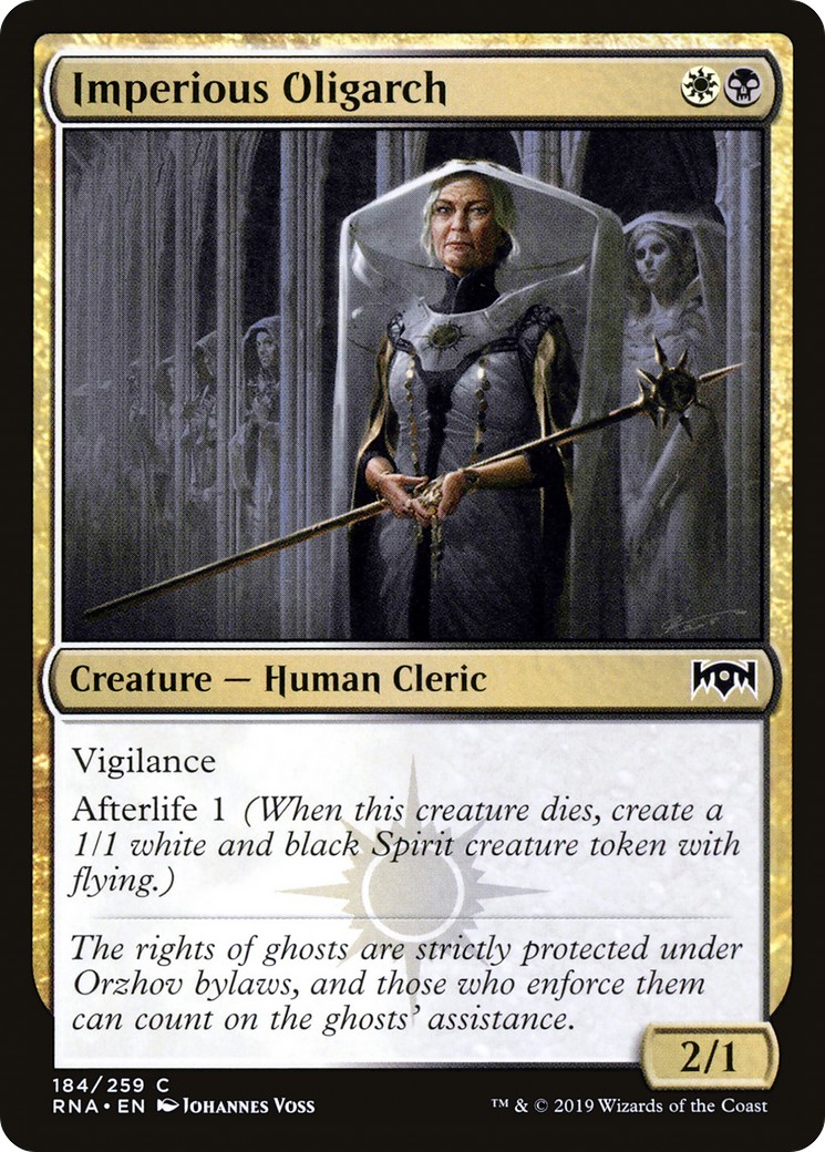 2019 Magic: The Gathering Ravnica Allegiance 2019 Magic: The Gathering Ravnica Allegiance #184 trading card