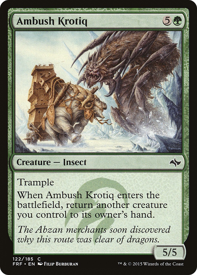 2015 Magic: The Gathering Fate Reforged 2015 Magic: The Gathering Fate Reforged #122 trading card