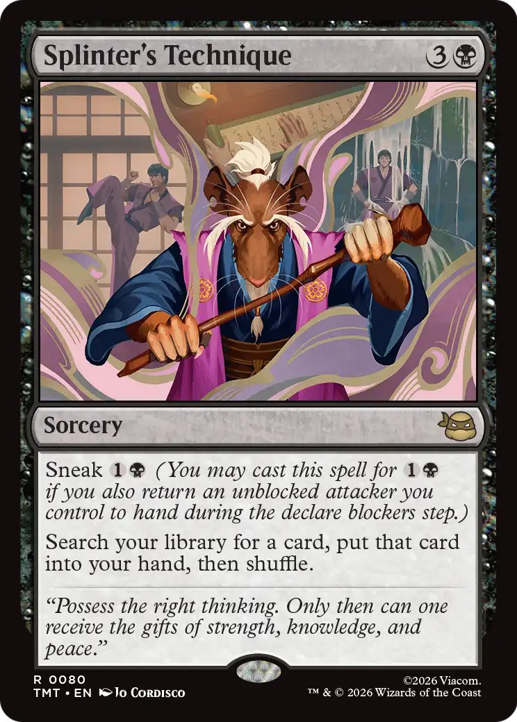 2026 Magic: The Gathering Teenage Mutant Ninja Turtles 2026 Magic: The Gathering Teenage Mutant Ninja Turtles #80 trading car