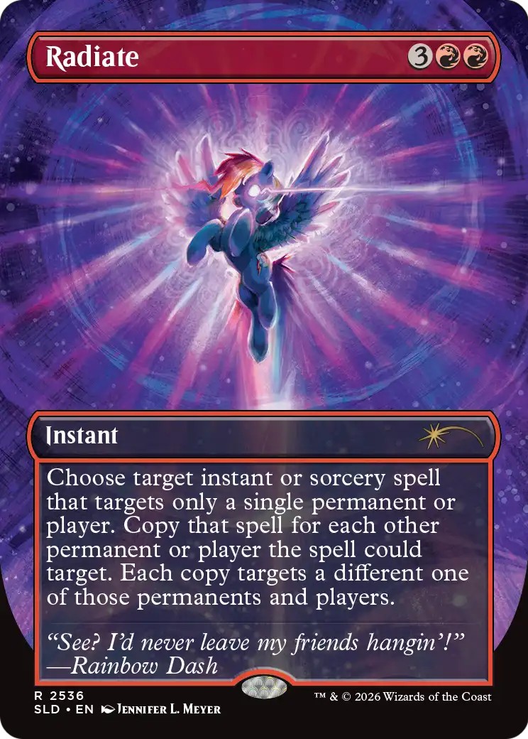 2026 Magic: The Gathering Secret Lair Drop 2026 Magic: The Gathering Secret Lair Drop #2536 trading card