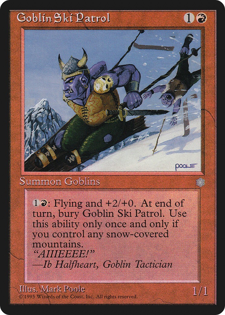 1995 Magic: The Gathering Ice Age 1995 Magic: The Gathering Ice Age #190 trading card