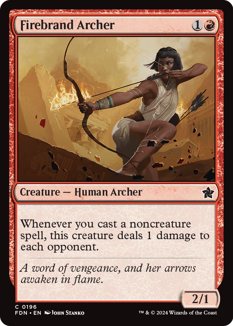 2024 Magic: The Gathering Foundations 2024 Magic: The Gathering Foundations #196 trading card