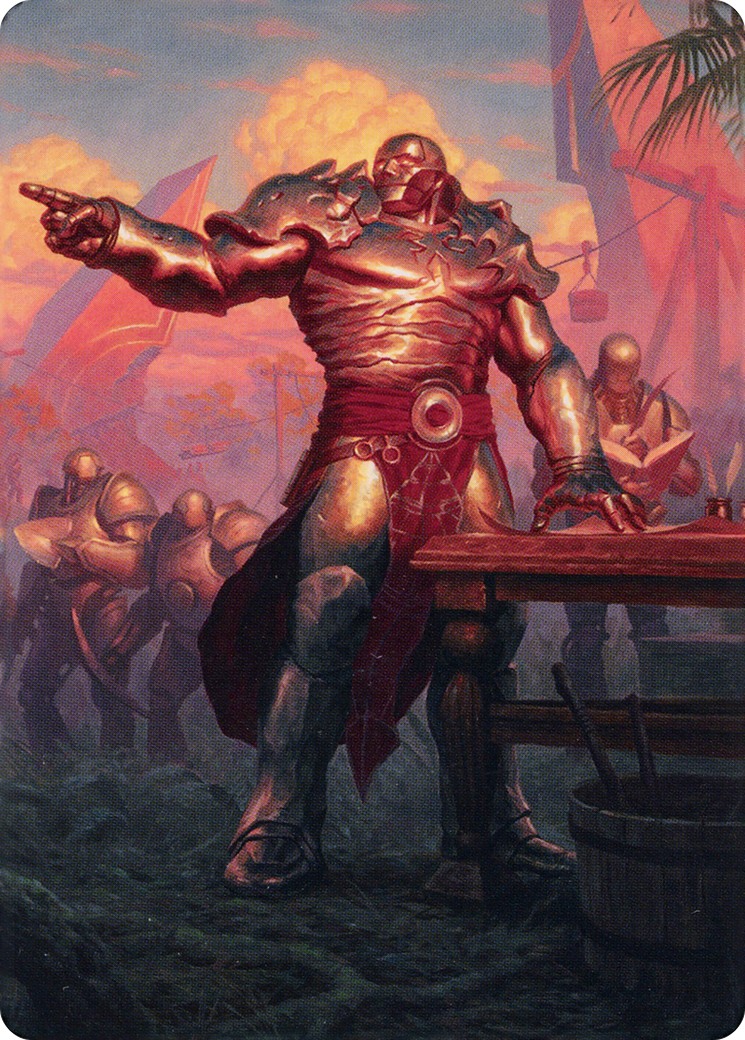 2022 Magic: The Gathering Dominaria United Art Series Karn, Living Legacy // Karn, Living Legacy #1 trading card
