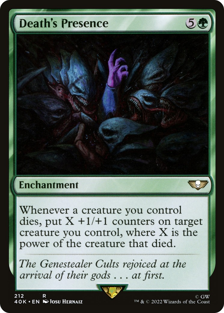 2022 Magic: The Gathering Warhammer 40,000 2022 Magic: The Gathering Warhammer 40,000 #212 trading card