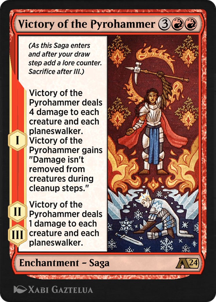 2023 Magic: The Gathering Alchemy: Wilds of Eldraine Victory of the Pyrohammer #12 trading card