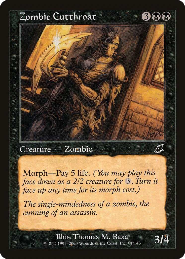 2003 Magic: The Gathering Scourge 2003 Magic: The Gathering Scourge #81 trading card