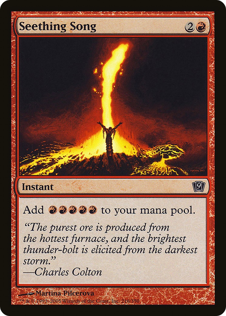 Seething Song (Common · Foil) · 2005 · Ninth Edition