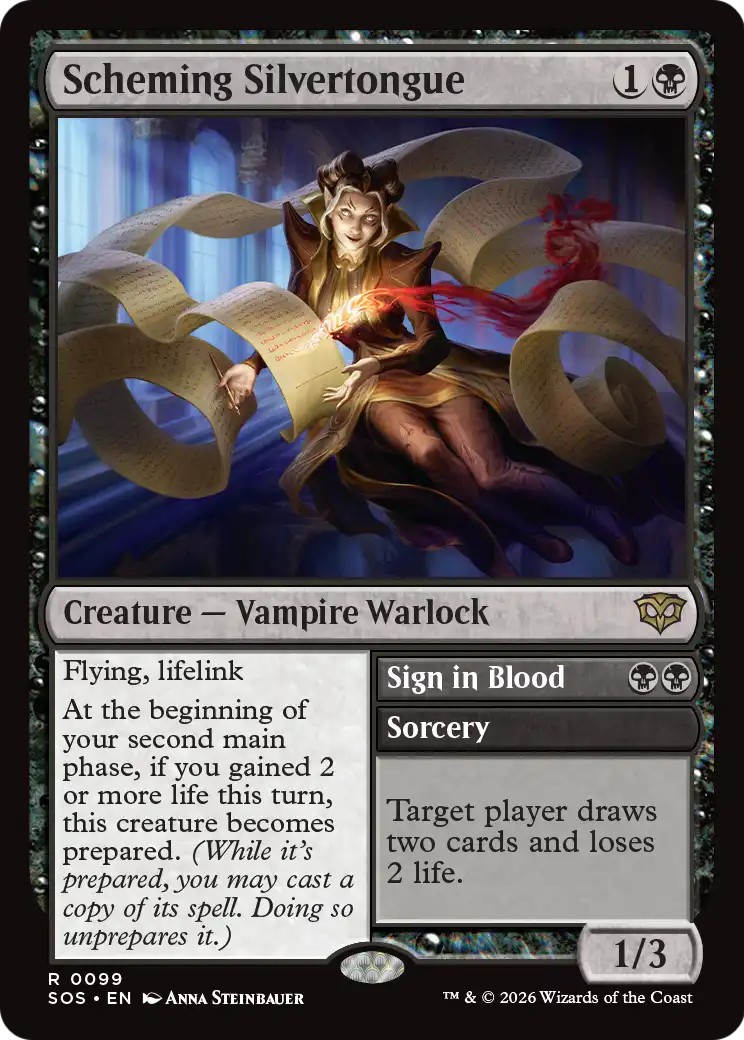 2026 Magic: The Gathering Secrets of Strixhaven 2026 Magic: The Gathering Secrets of Strixhaven #99 trading card