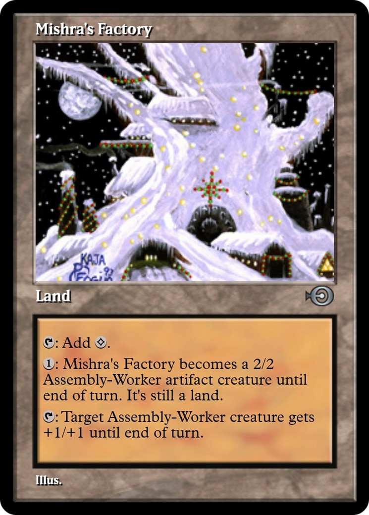 2017 Magic: The Gathering Magic Online Promos Mishra's Factory #221 trading card