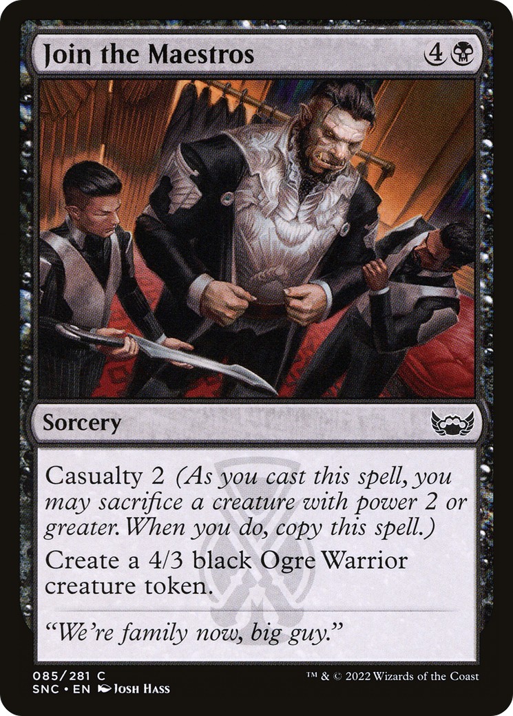 2022 Magic: The Gathering Streets of New Capenna 2022 Magic: The Gathering Streets of New Capenna #85 trading card