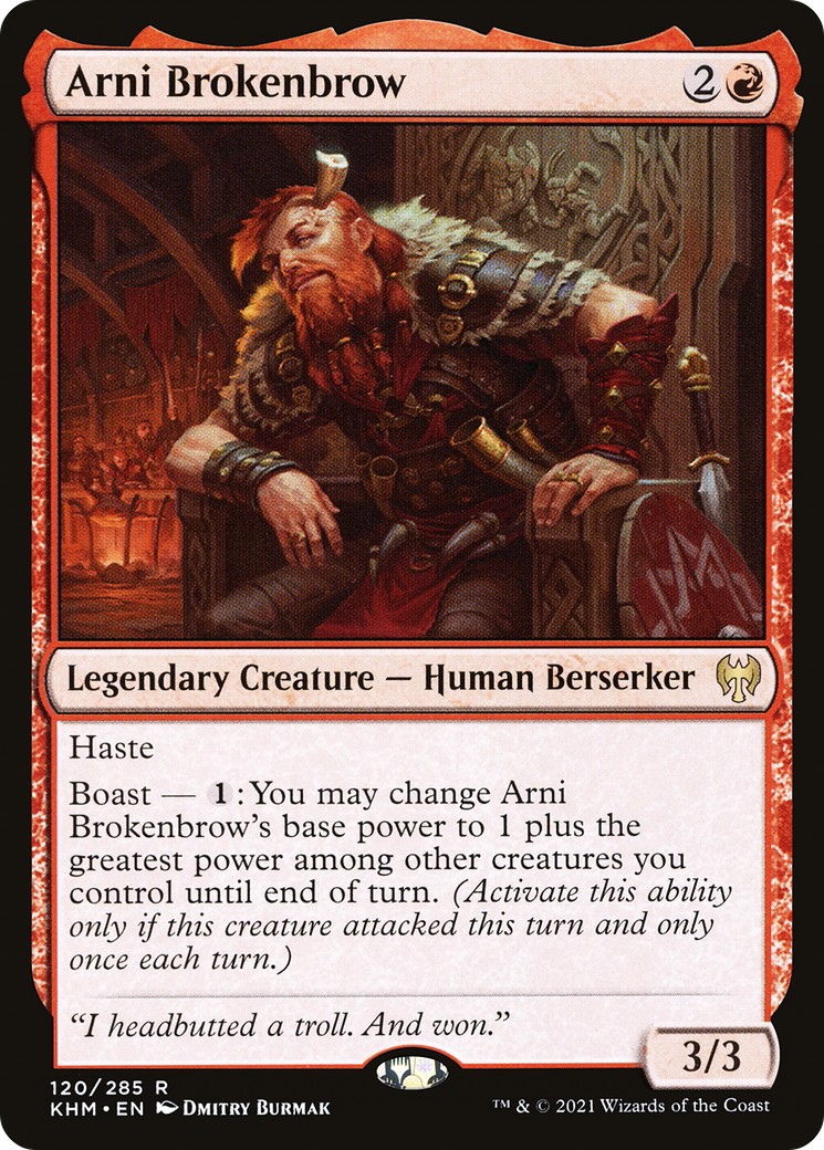 2021 Magic: The Gathering Kaldheim 2021 Magic: The Gathering Kaldheim #120 trading card