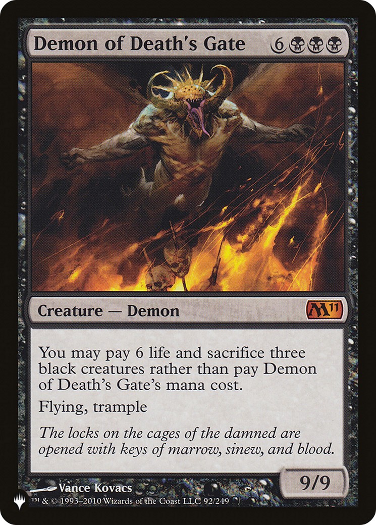 2022 Magic: The Gathering The List 2022 Magic: The Gathering The List #M11-92 trading card