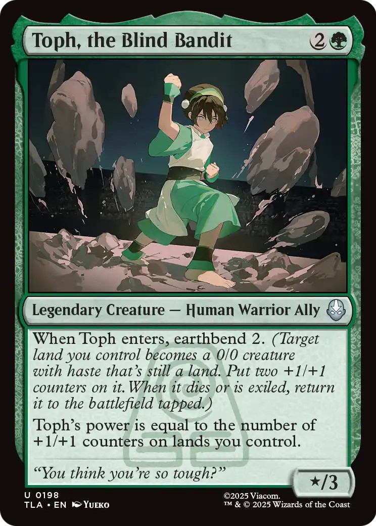 2025 Magic: The Gathering Avatar: The Last Airbender 2025 Magic: The Gathering Avatar: The Last Airbender #198 trading card