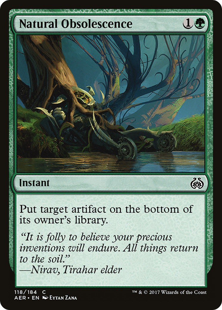 2017 Magic: The Gathering Aether Revolt 2017 Magic: The Gathering Aether Revolt #118 trading card