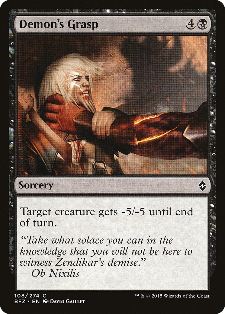 2015 Magic: The Gathering Battle for Zendikar 2015 Magic: The Gathering Battle for Zendikar #108 trading card