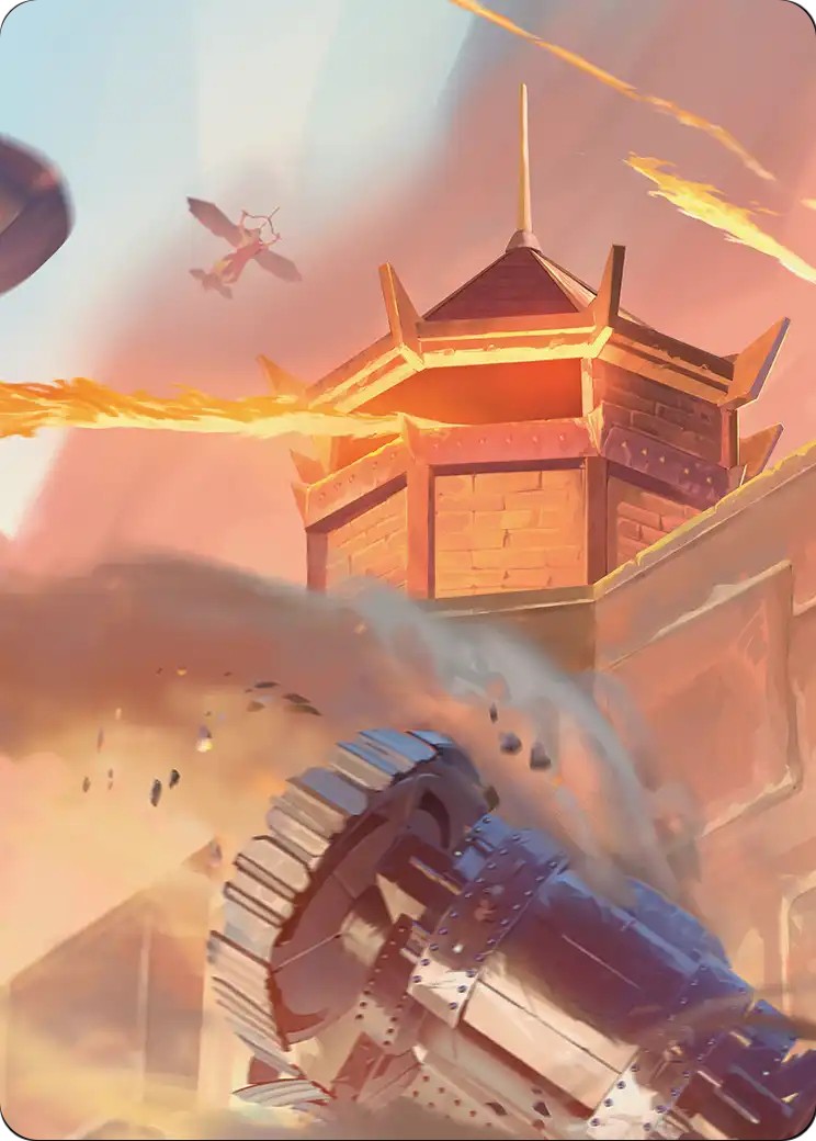 2025 Magic: The Gathering Avatar: the Last Airbender Eternal Art Series Fire Nation Turret // Fire Nation Turret #3 trading c