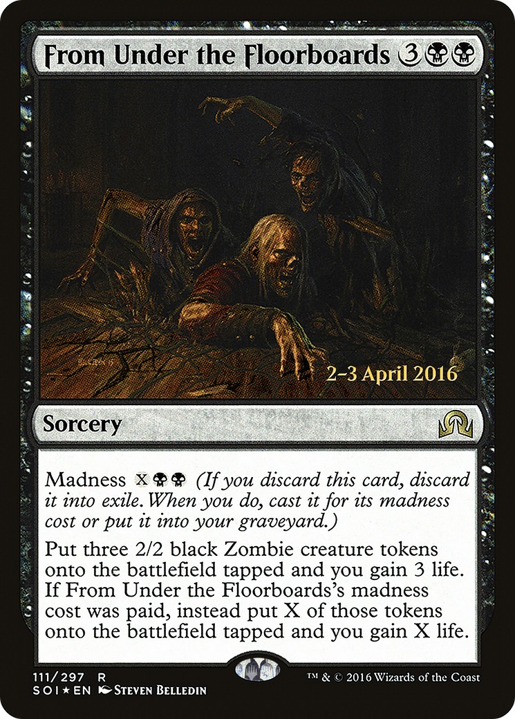 2016 Magic: The Gathering Shadows over Innistrad Promos From Under the Floorboards #111s trading card