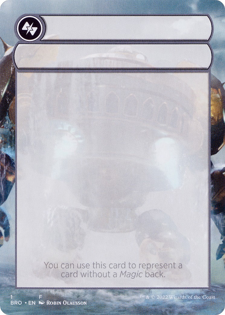 Double-Faced Substitute Card - Image 1