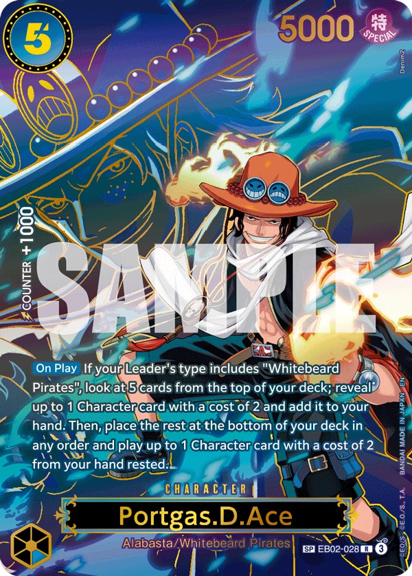 Portgas.D.Ace (Parallel 1 · Special · Normal) · 2025 · Anime 25th Collection