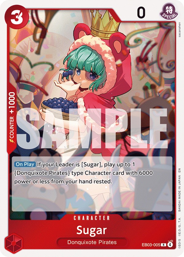 2026 One Piece Card Game ONE PIECE HEROINES EDITION Sugar #EB03-005 trading card