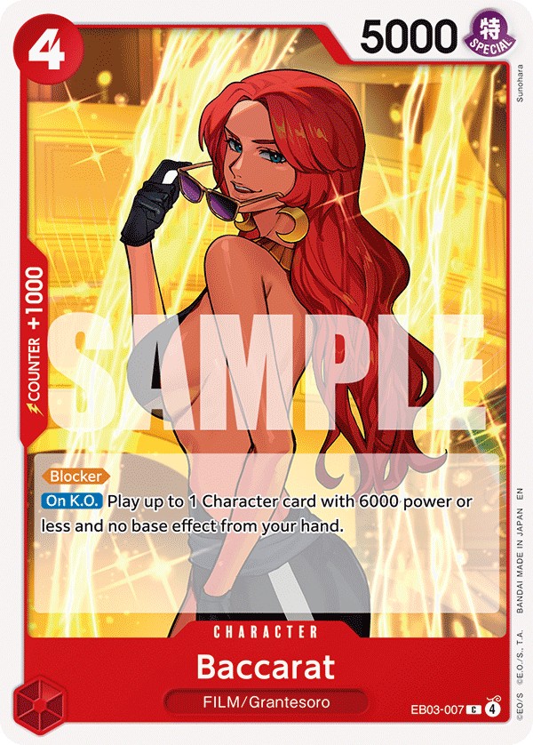 2026 One Piece Card Game ONE PIECE HEROINES EDITION Baccarat #EB03-007 trading card